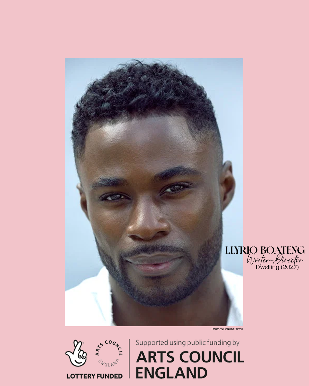 llyrio Boateng has been awarded an Arts Council England Fund!